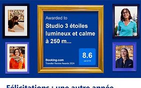 Studio 3 Etoiles Lumineux Et Calme A 250 M De La Plage
